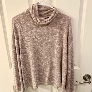 Pink Turtleneck Sweater